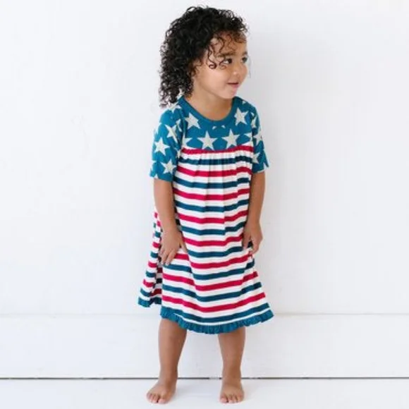 Kickee Pants Vintage Stars Swing Dress - Picture 1 of 4